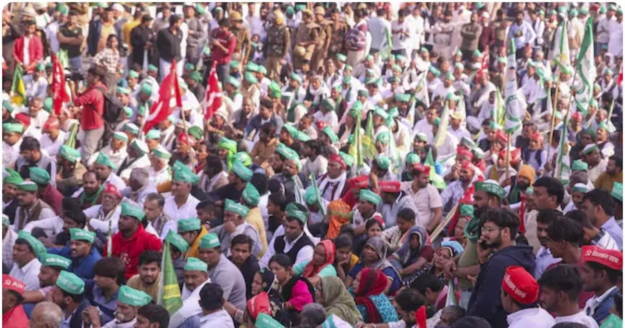 Farmers Protest March: द‍िल्‍ली में घुसने से पहले क‍िसानों के ठ‍िठके कदम, नोएडा बॉर्डर पर लगाया डेरा, जानें...