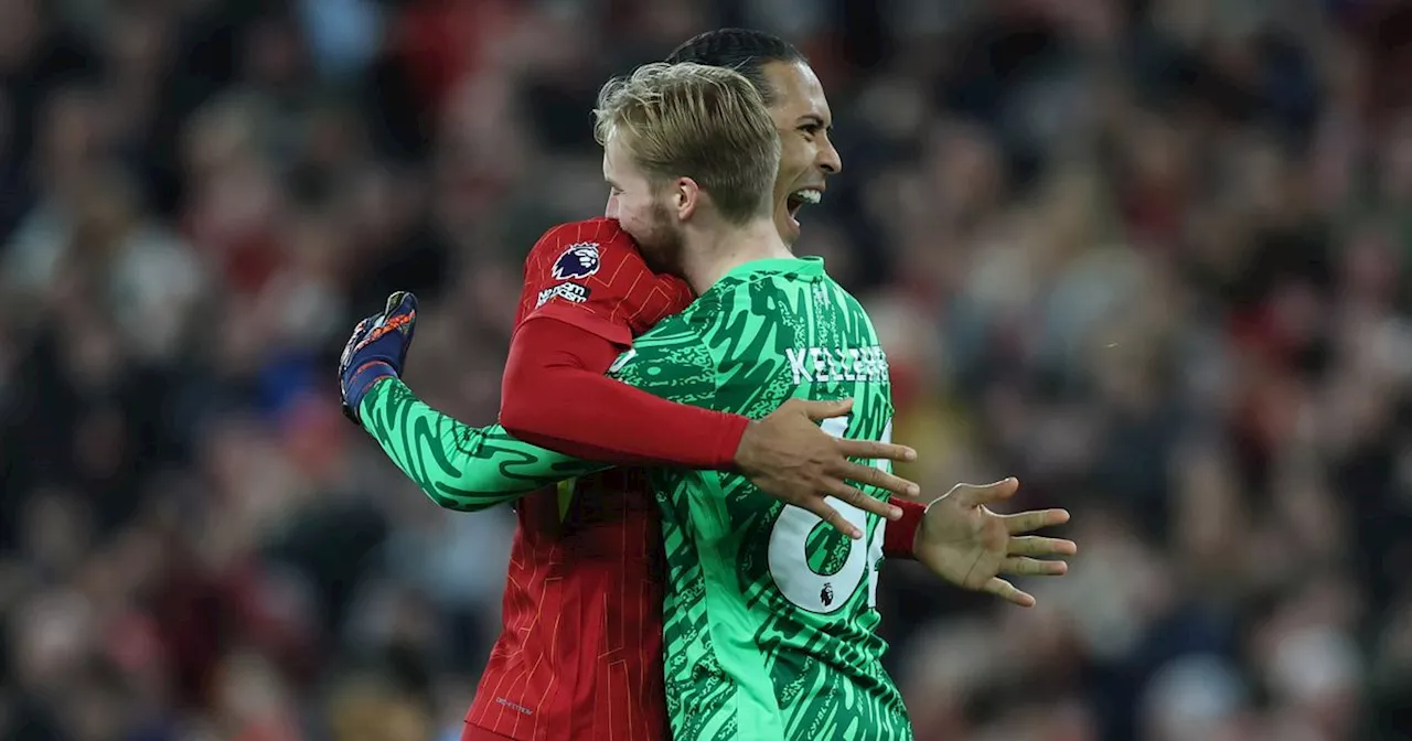 Gary Neville Praises Kelleher's Save in Liverpool's 2-0 Triumph Over Manchester City