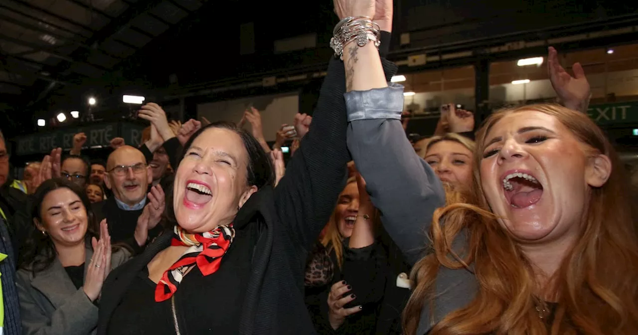 Sinn Féin's First Preference Vote Drops Significantly Since 2020 Election