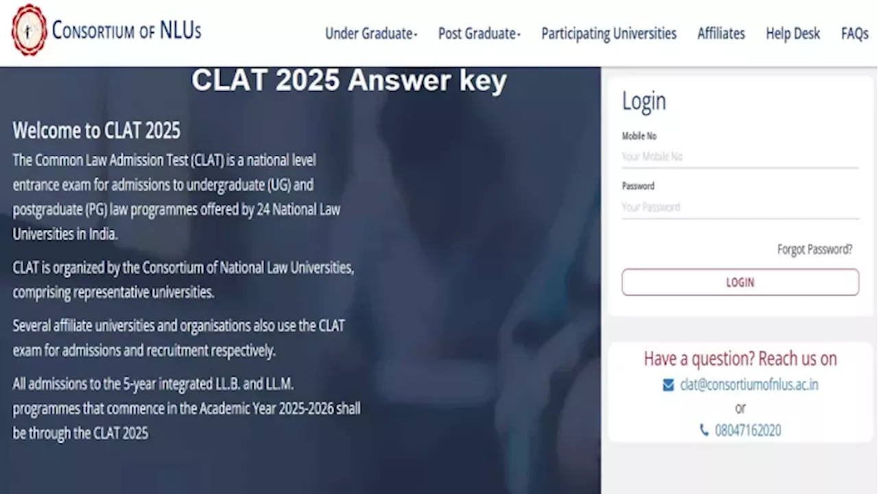 CLAT 2024 Provisional Answer Key Released; Objection Window Open Until 3 December