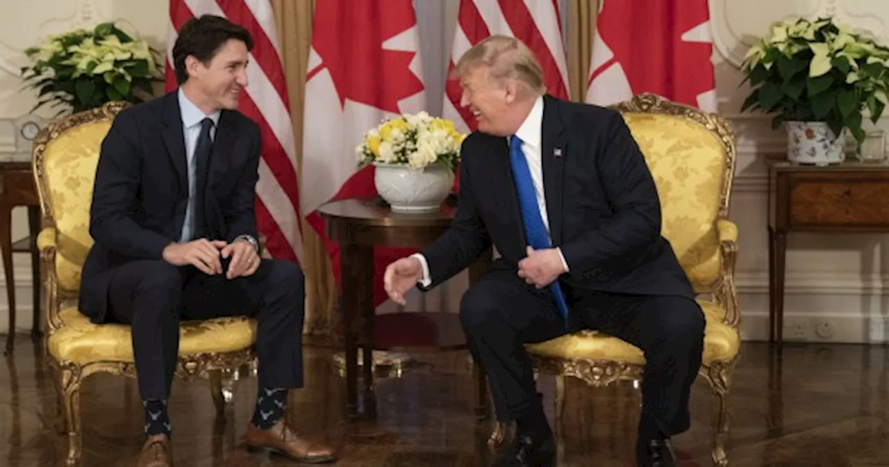 Justin Trudeau y Donald Trump se reúnen en Mar-A-Lago para discutir comercio y fentanilo