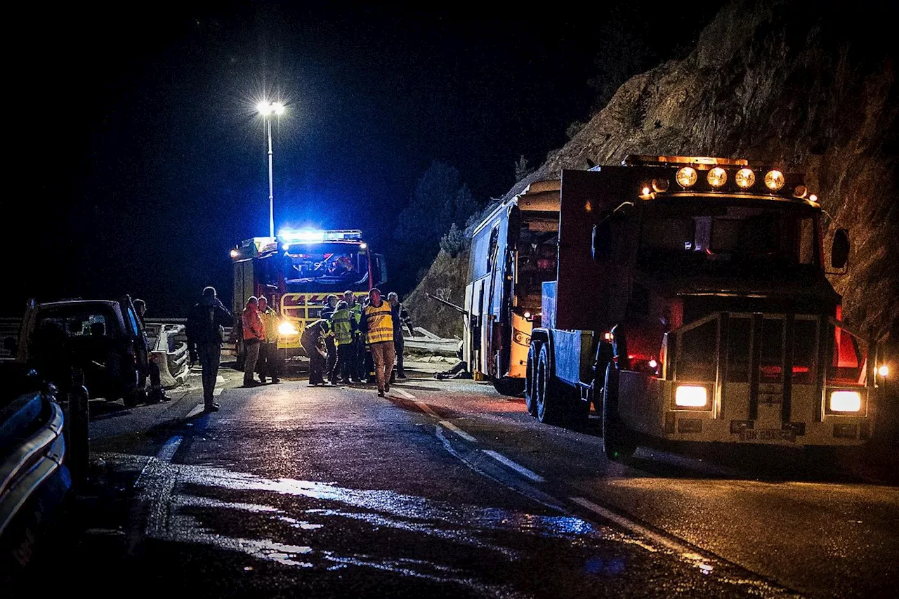 Sortie de route d'un car espagnol près d'Andorre: au moins 2 morts et dix blessés graves