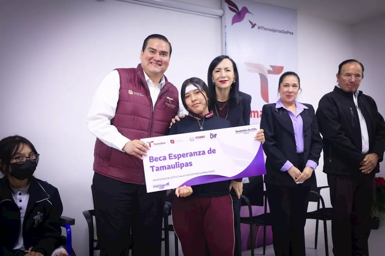 El DIF estatal Inicia entrega de las becas Esperanza Tamaulipas e Inclusión Social en Tamaulipas