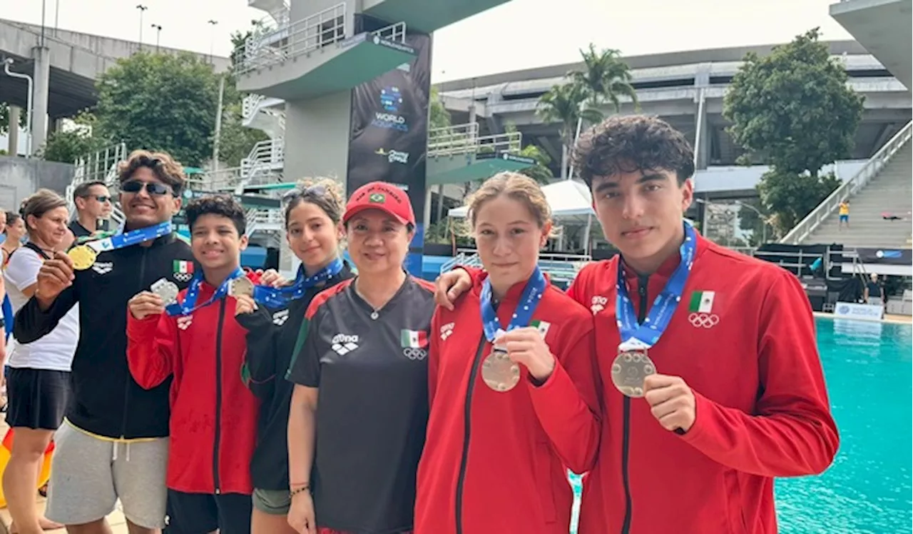 México domina el Campeonato Mundial Juvenil de Clavados 2024 en Brasil