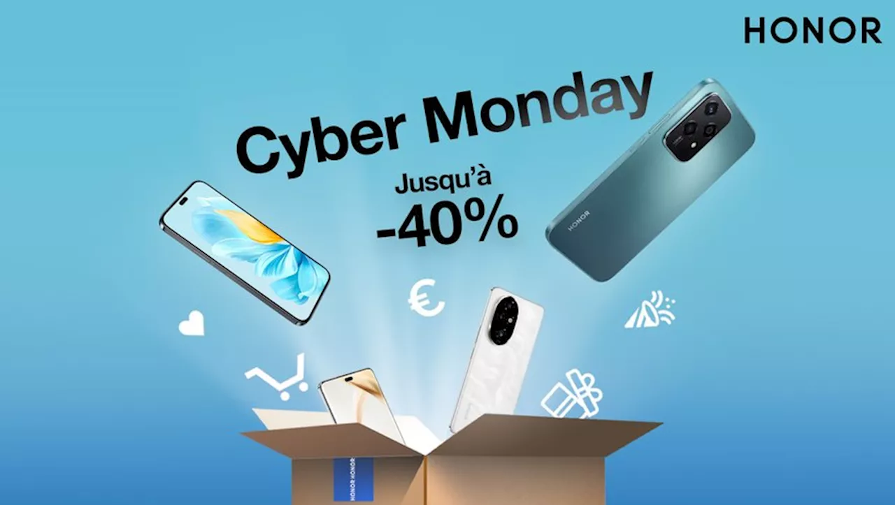 HONOR joue les prolongations : les offres continuent sur les smartphones pour le Cyber Monday