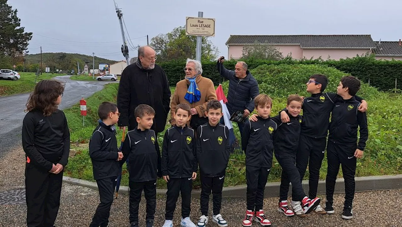 La rue Louis-Lesage inaugurée