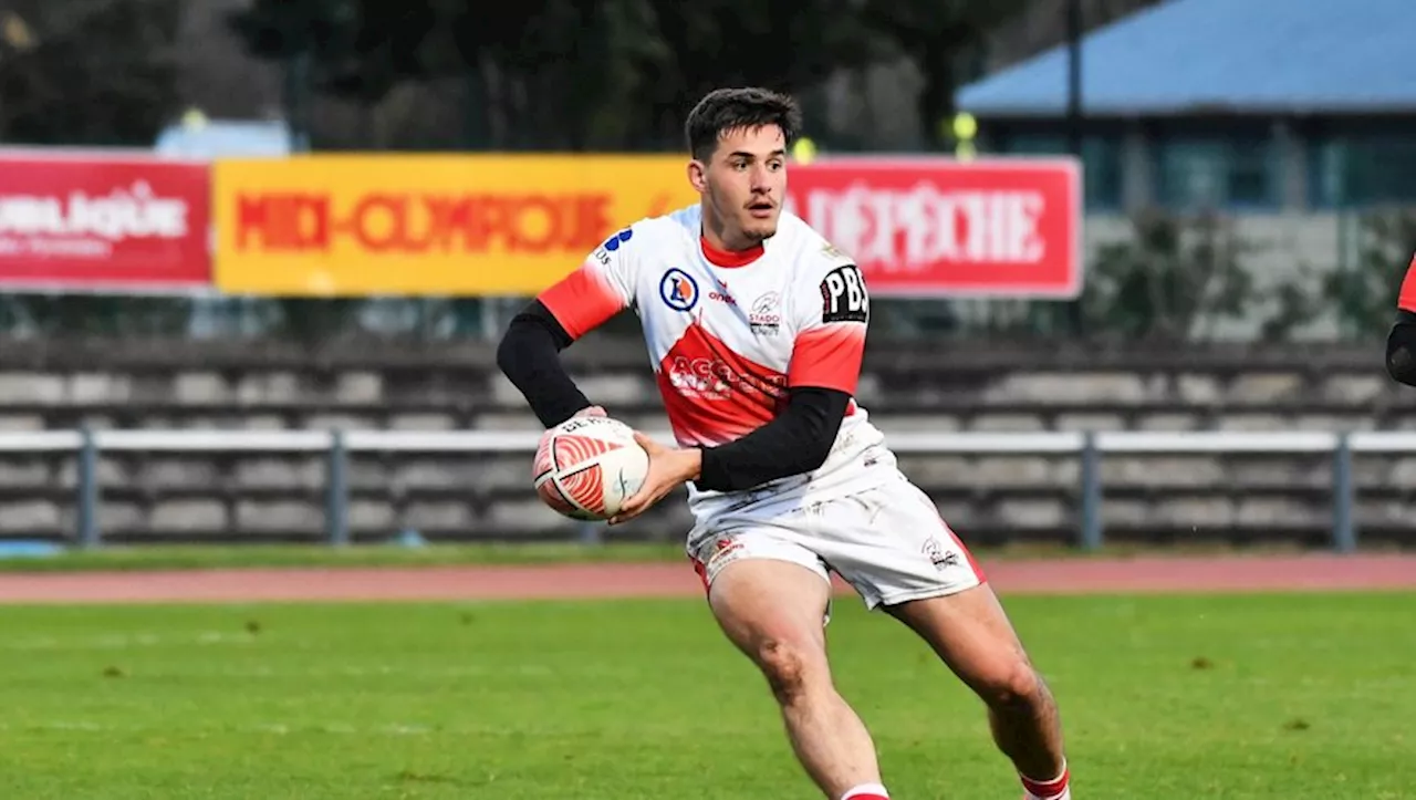 Rugby (Nationale) : le Tarbais Clément Latorre, fer de lance du Stado à Bourgoin avec 3 essais marqués