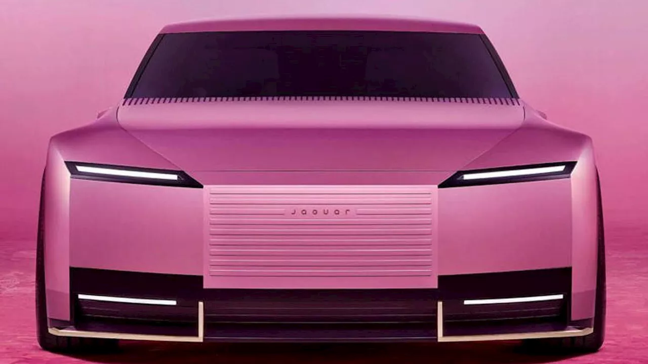 Jaguar’s new hot-pink concept car leaks online ahead of reveal