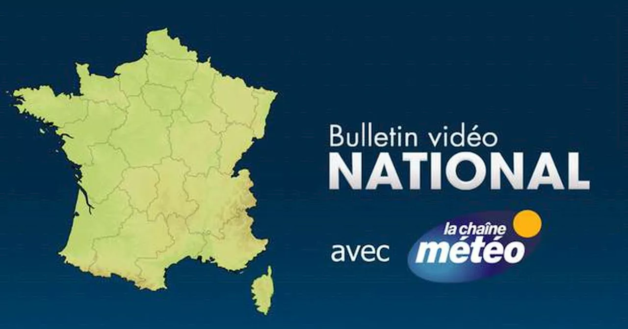 La météo du lundi 2 décembre : une perturbation traverse la France