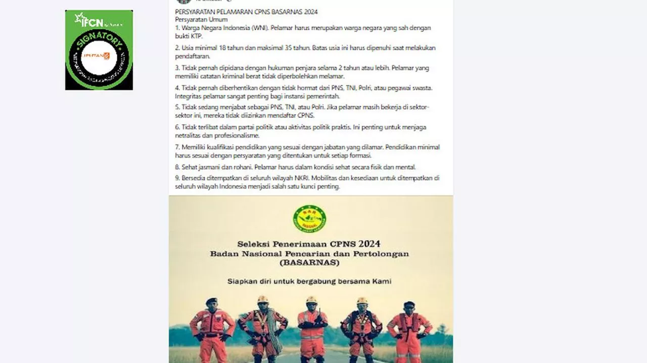 Hoaks Pendaftaran CPNS 2024, Simak Daftarnya Biar Tak Kecewa