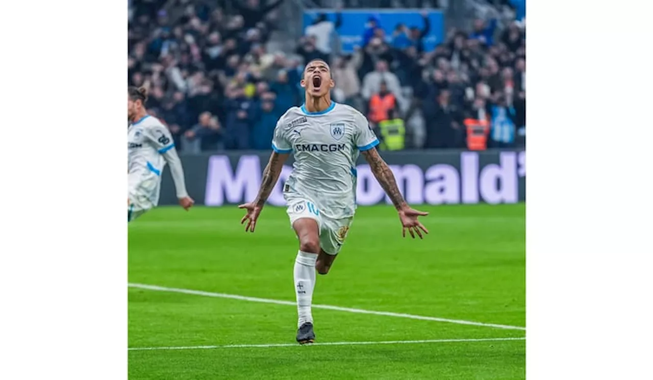 Marseille vs Monaco, Penalti Larut Mason Greenwood Pastikan Kemenangan Les Phoceens