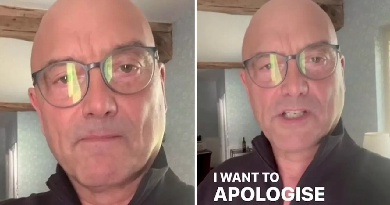 Gregg Wallace issues groveling apology after 'middle-class women' rant