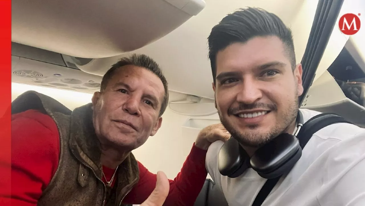 Presidente de Matamoros y Julio César Chávez compartieron vuelo rumbo a Tamaulipas