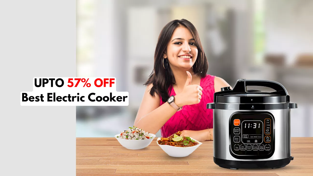 इन Electric Cooker की मदद से चावल जलने का नहीं होगा खतरा, Amazon Home Shopping Spree से पाएं 57% तक की छूट