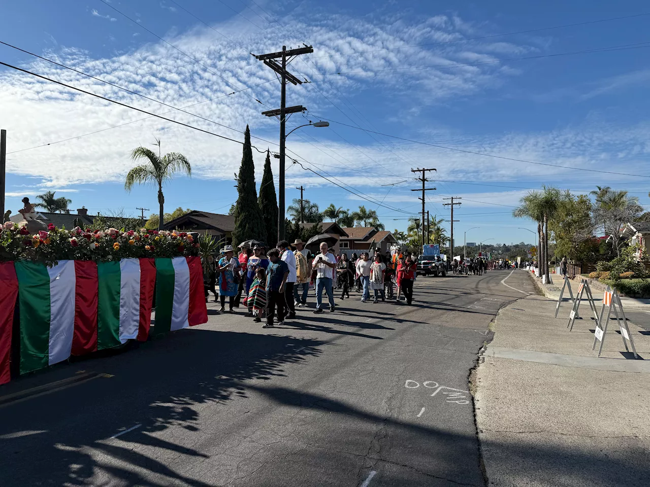 Hundreds take part in San Diego's annual procession of Our Lady of Guadalupe