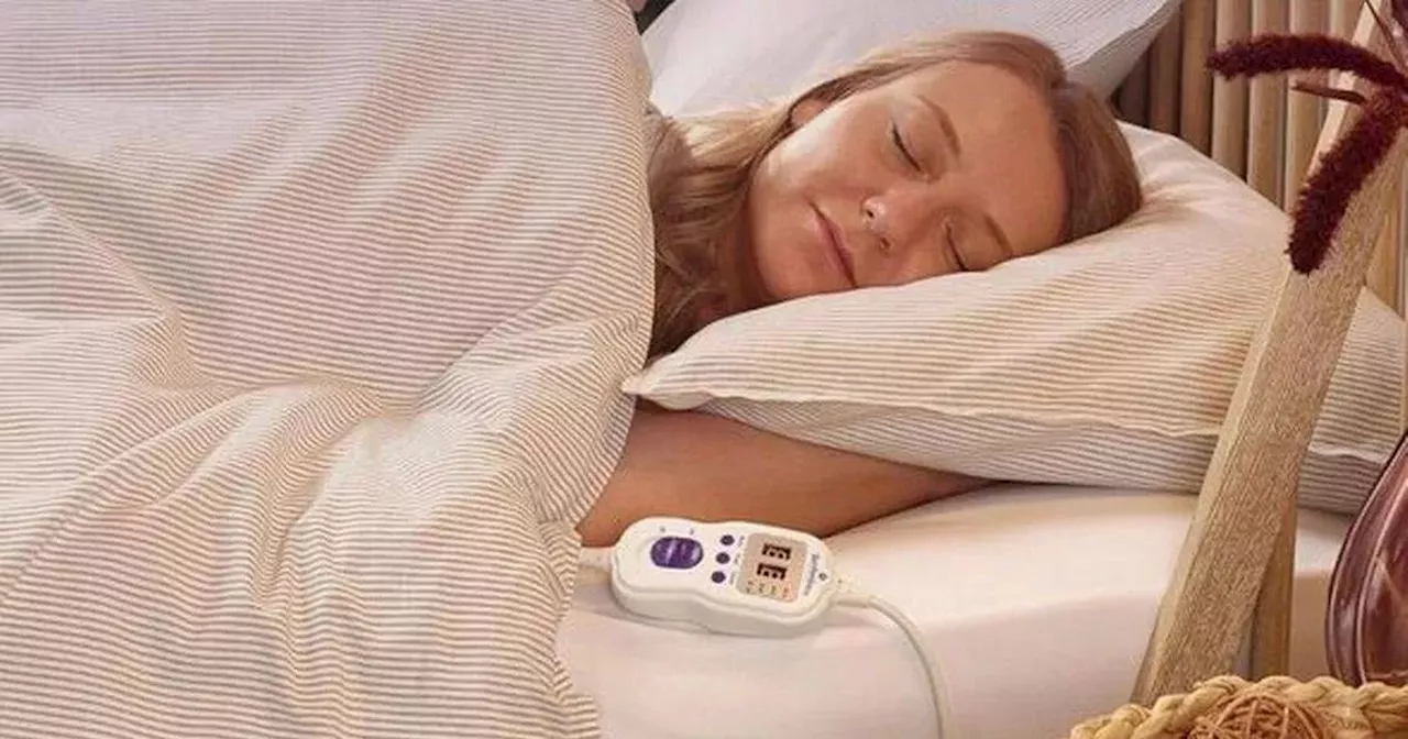 Debenhams' £123 heated blanket that costs 3p an hour to run is now £35