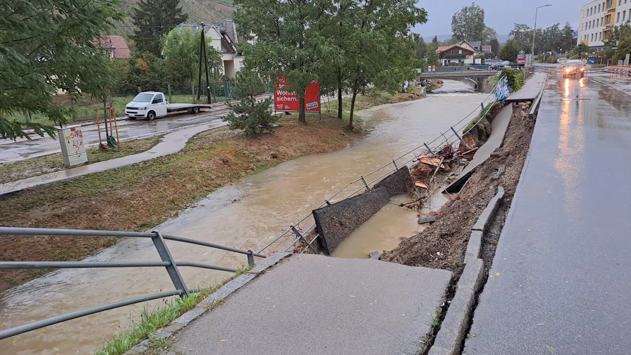 3,6 Millionen Euro Schaden durch September-Hochwasser in Klosterneuburg