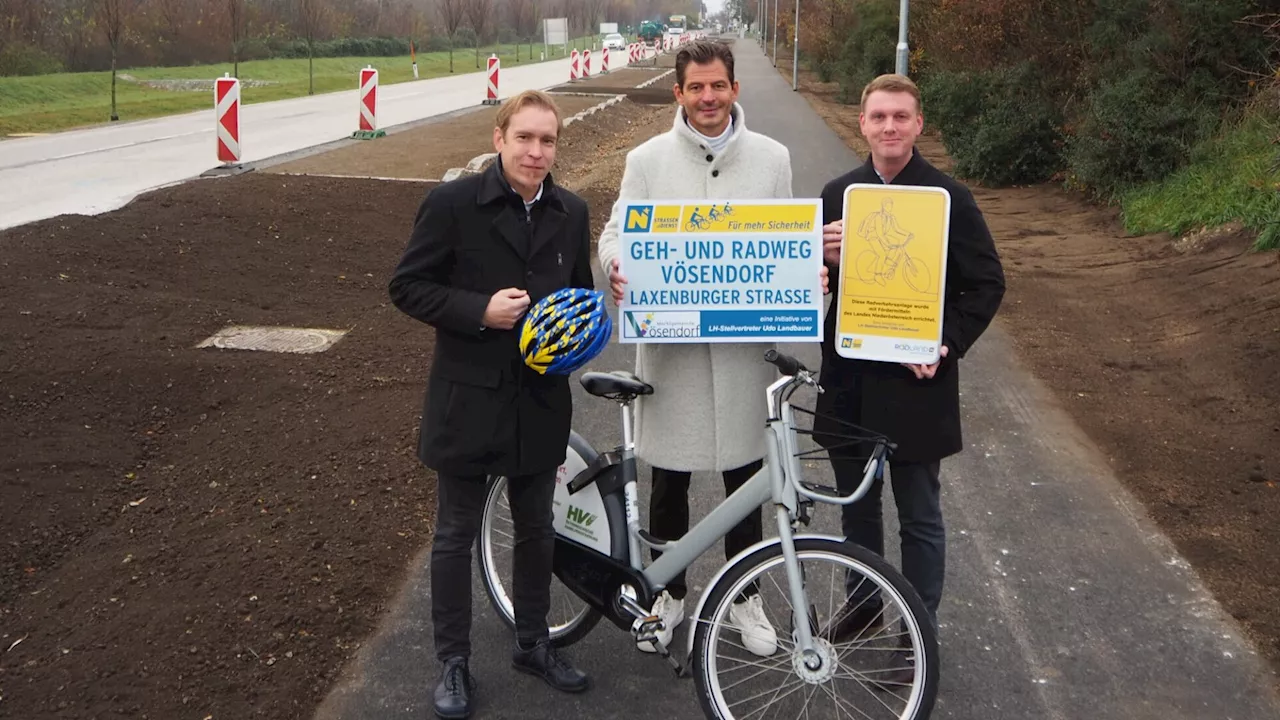 Öndorf feiert neue Geh- und Radwege entlang der Laxenburger Straße