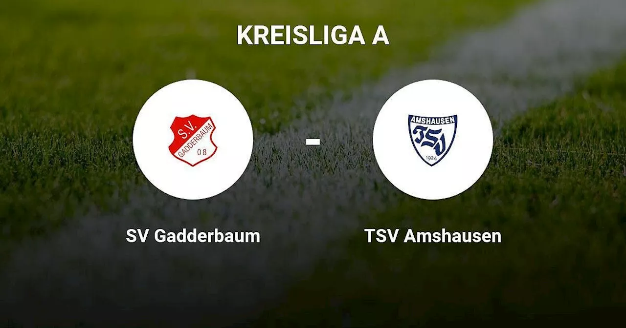 TSV Amshausen behauptet sich mit knappem Sieg gegen den SV Gadderbaum