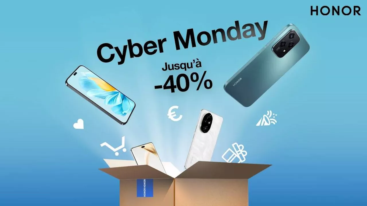 Cyber Monday : HONOR prolonge les promotions sur ses smartphones