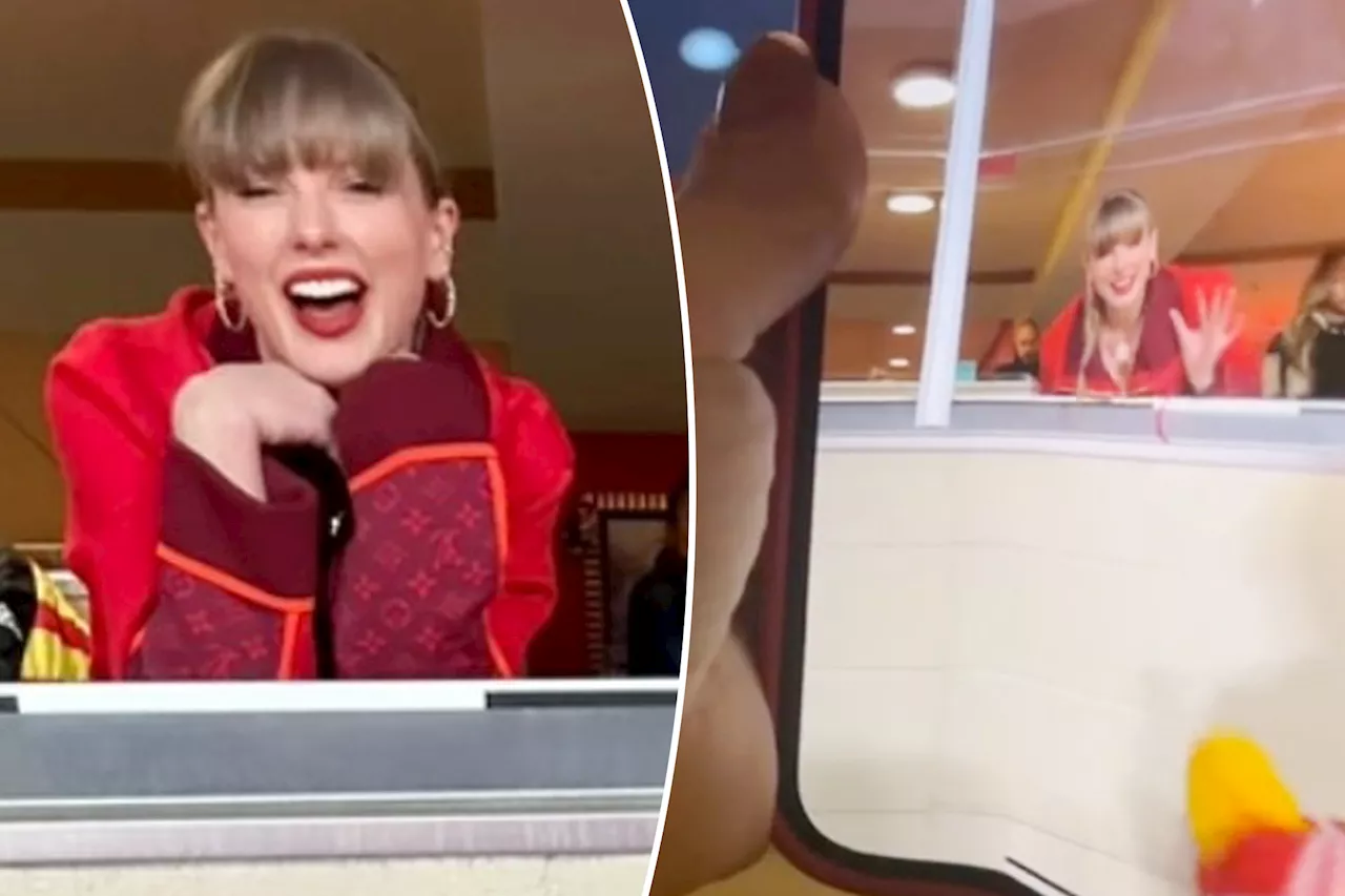 Taylor Swift FaceTimed with Chiefs security guard's wife while handing out tips to workers post-game