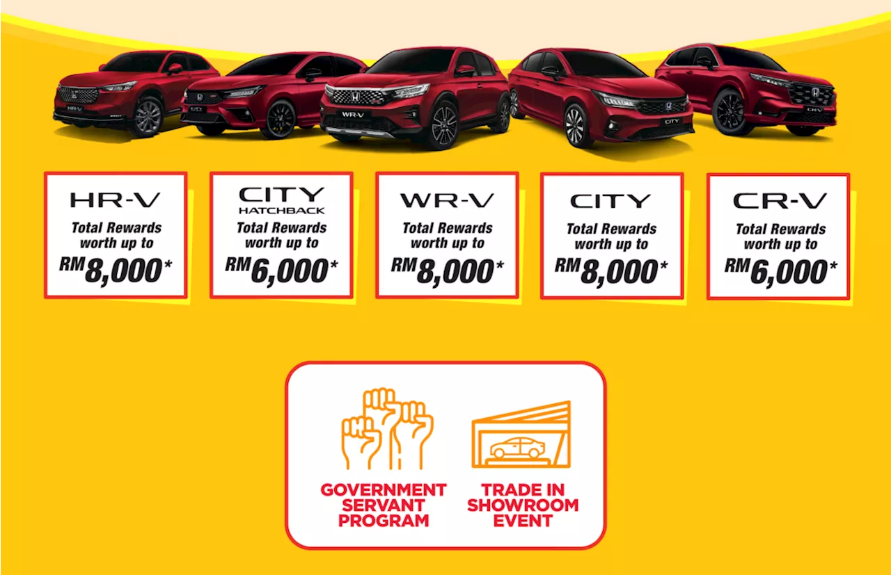 Honda Malaysia’s 2024 Wrap Up: Up to RM10,000 Off on Selected Models