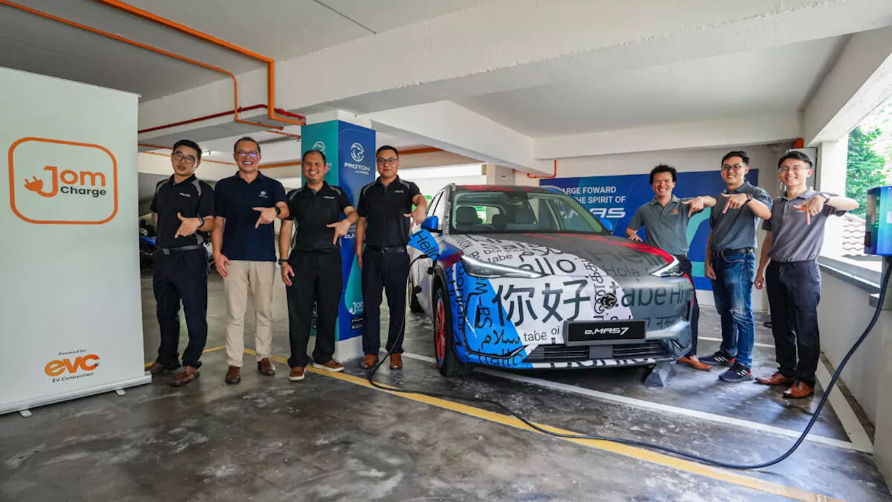 Pro-Net, EVC to install EV chargers at 100 condos for free, smart and Proton eMas get lower RM0.63/kW rate