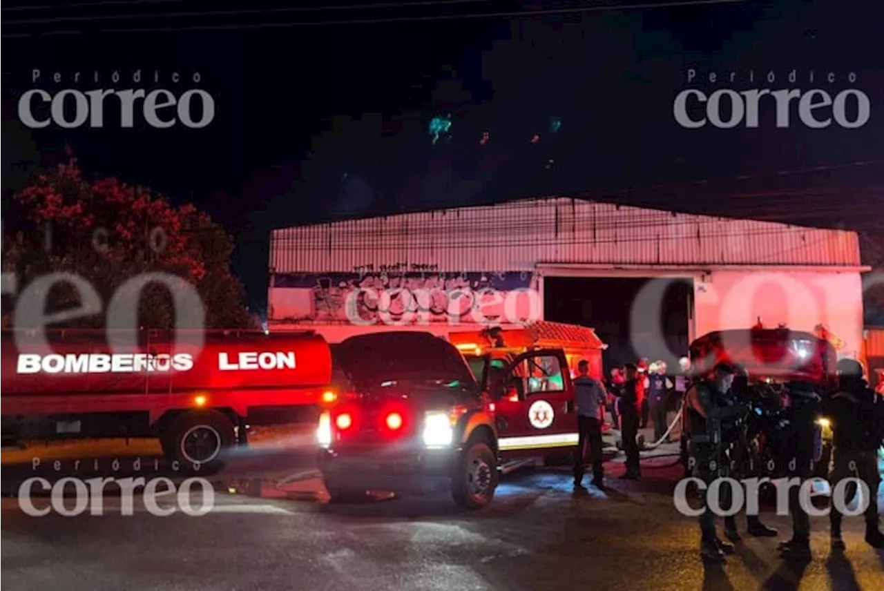 Incendio de Gran Magnitud Destruye Fábrica de Químicos en León, Guanajuato