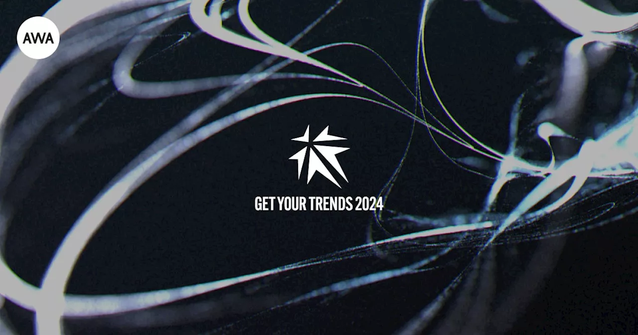 AWAが2024年版「GET YOUR TRENDS」を公開、ユーザーの1年間の音楽傾向を振り返る