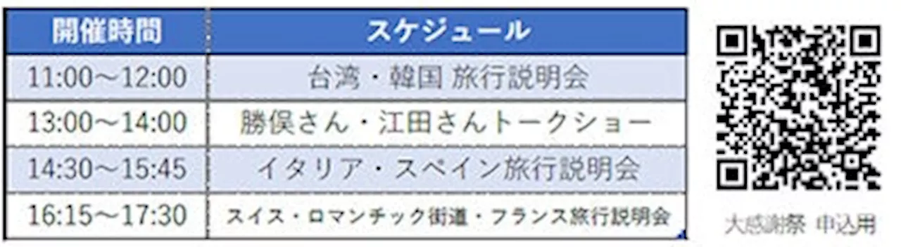 阪急交通社、トラピックス35周年記念イベント「朝だ！生です旅サラダ」タイアップイベントを開催