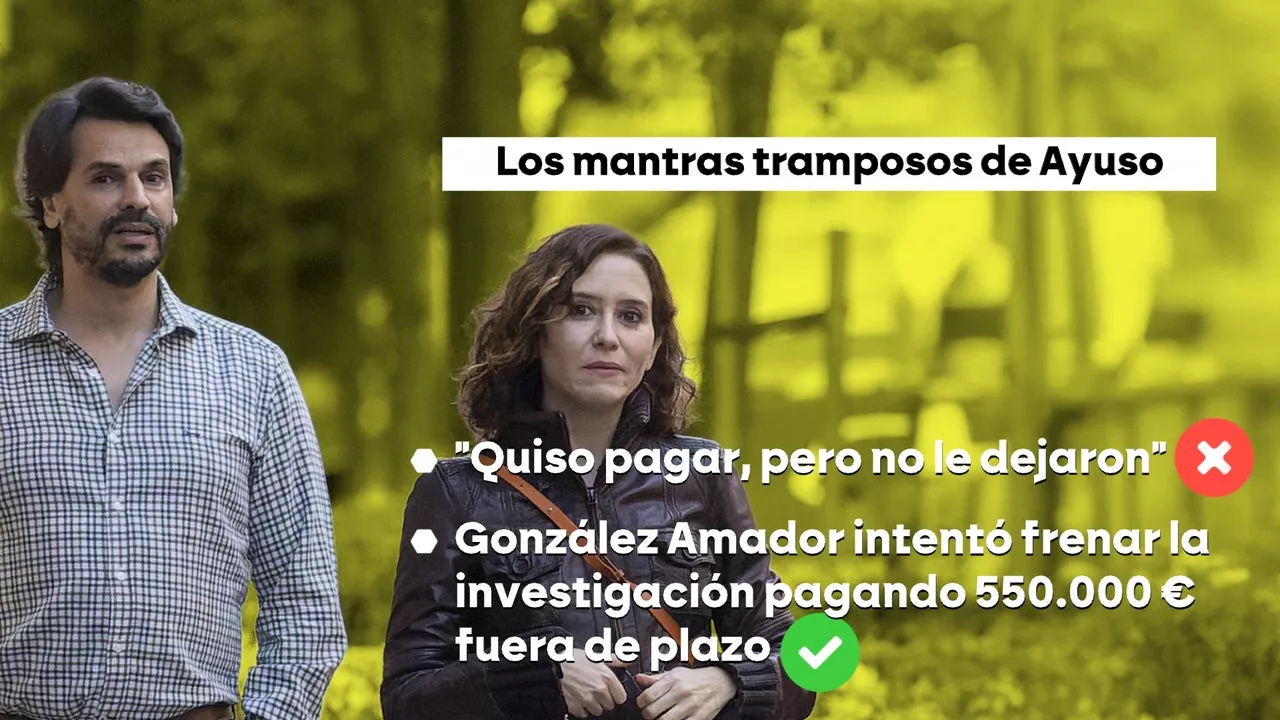 Los tres mantras tramposos de Ayuso para defender a su pareja: dos mentiras y una media verdad