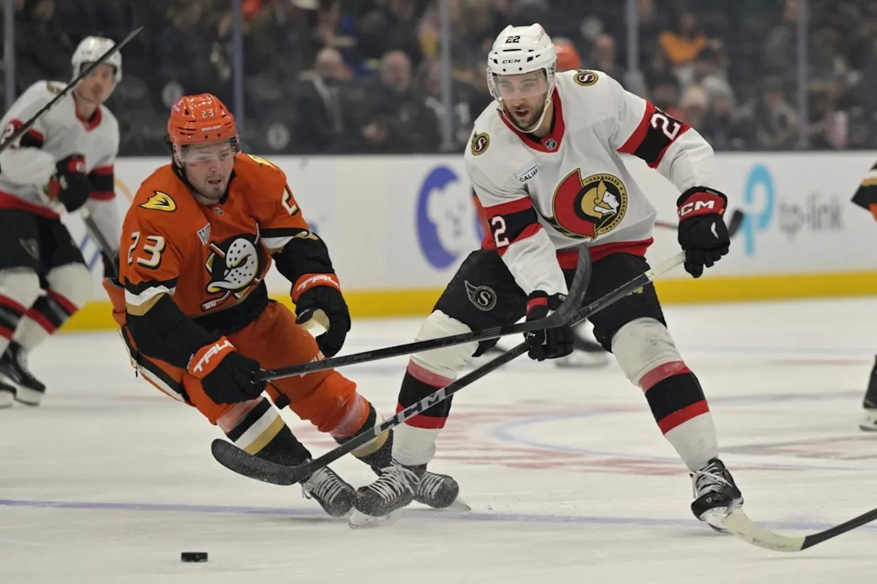 Troy Terry's Shootout Goal Gives Anaheim Ducks a 4-3 Win Over Ottawa Senators