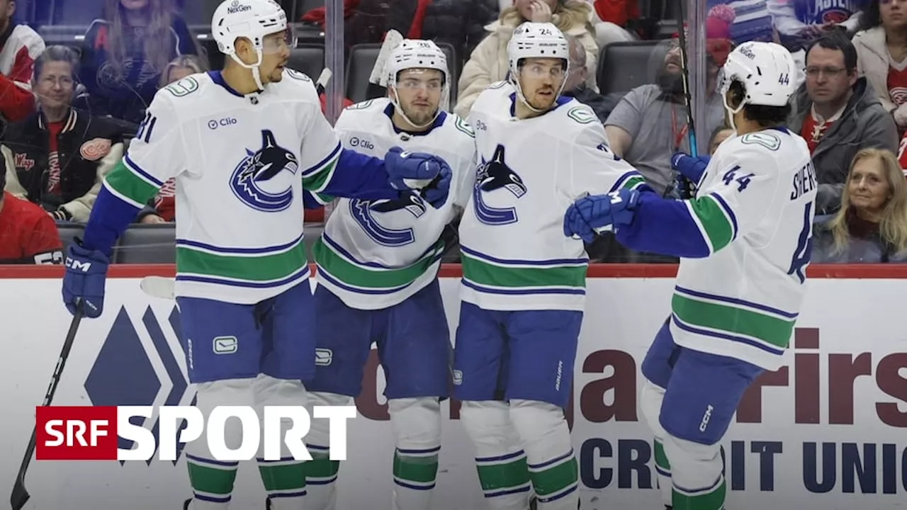 Pius Suter und Jake DeBrusk helfen Vancouver Canucks zu Sieg in NHL