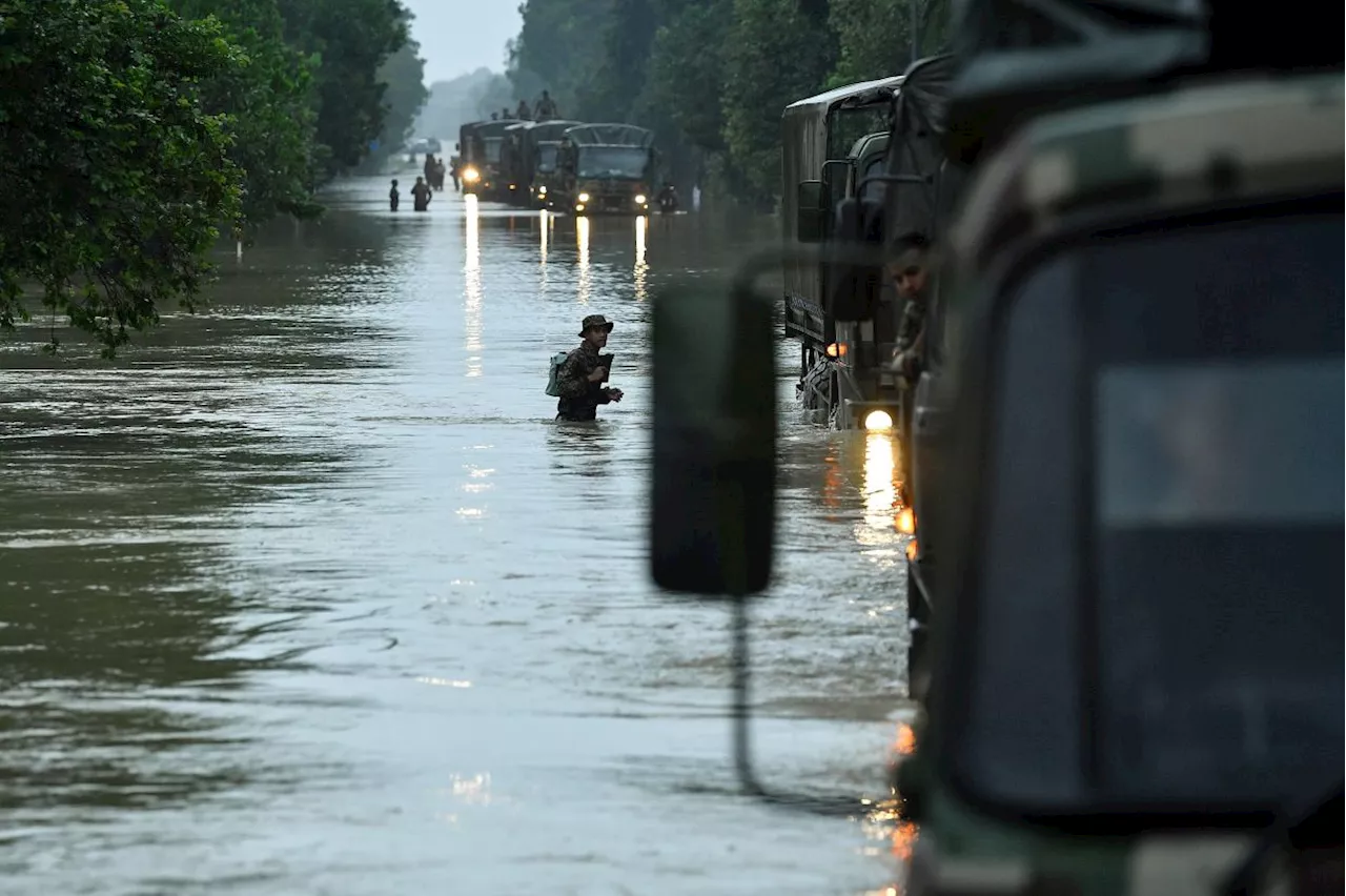 Malaysian Armed Forces Trucks Mobilised for Flood-Hit Areas During SPM Exams