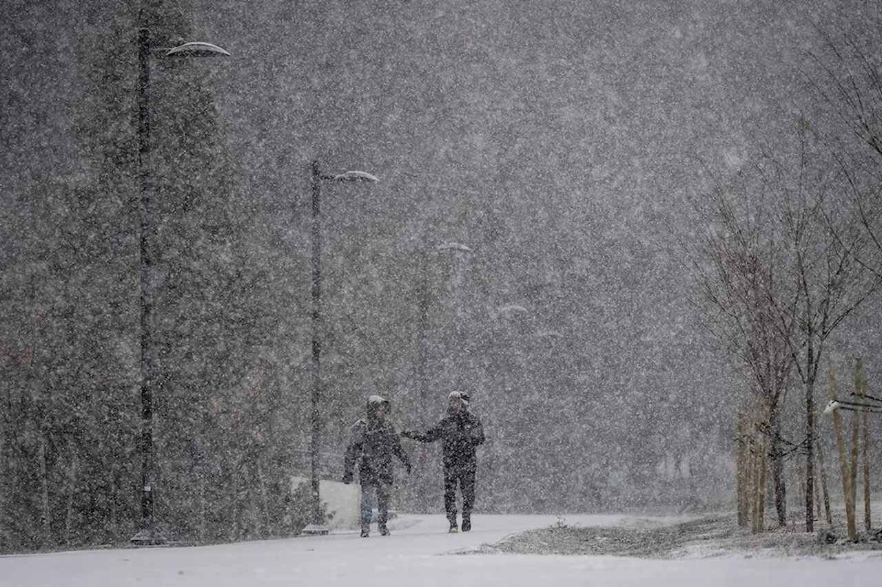 Heavy snow dump over northern B.C. turning into freezing rain