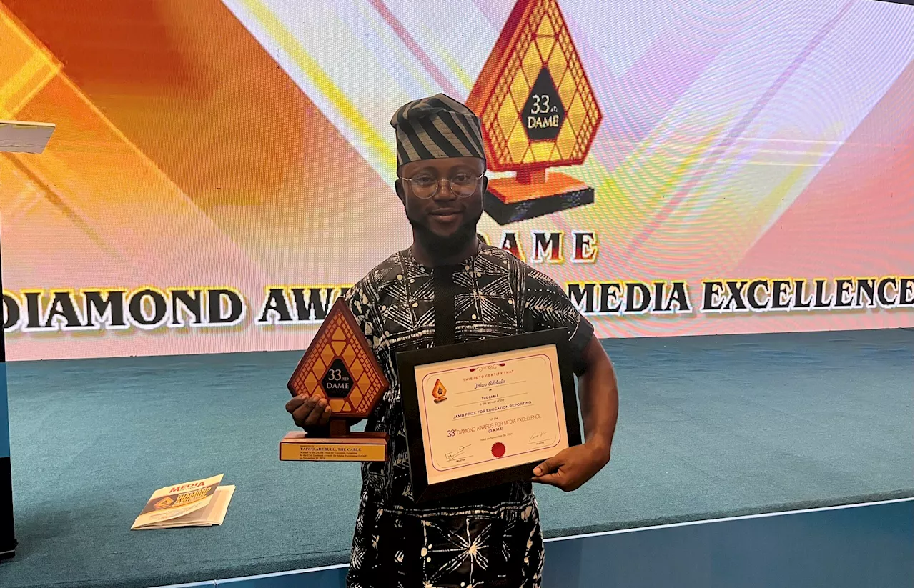 TheCable's Taiwo Adebulu wins 2024 DAME award for education reporting