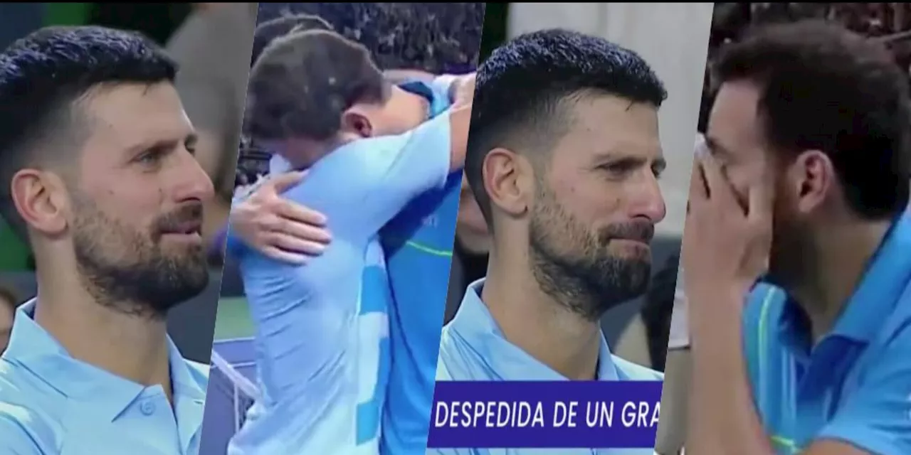 Djokovic in lacrime per l’addio di Del Potro al tennis: “Un esempio per tutti'