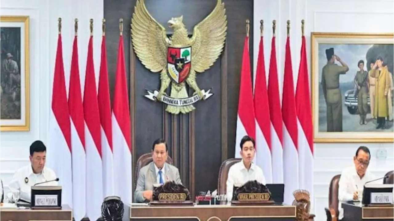 Prabowo Kembali Gelar Sidang Kabinet Paripurna di Istana