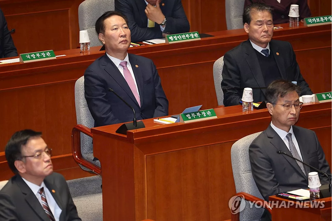 박성재 법무, 검사 탄핵 정면비판…'정치공세…나를 탄핵하라'