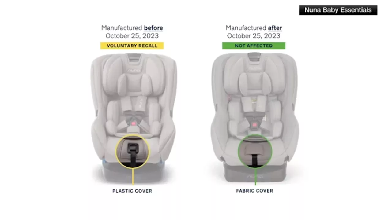 Nuna Baby Essentials is recalling over 600K child car seats because harness may not hold children