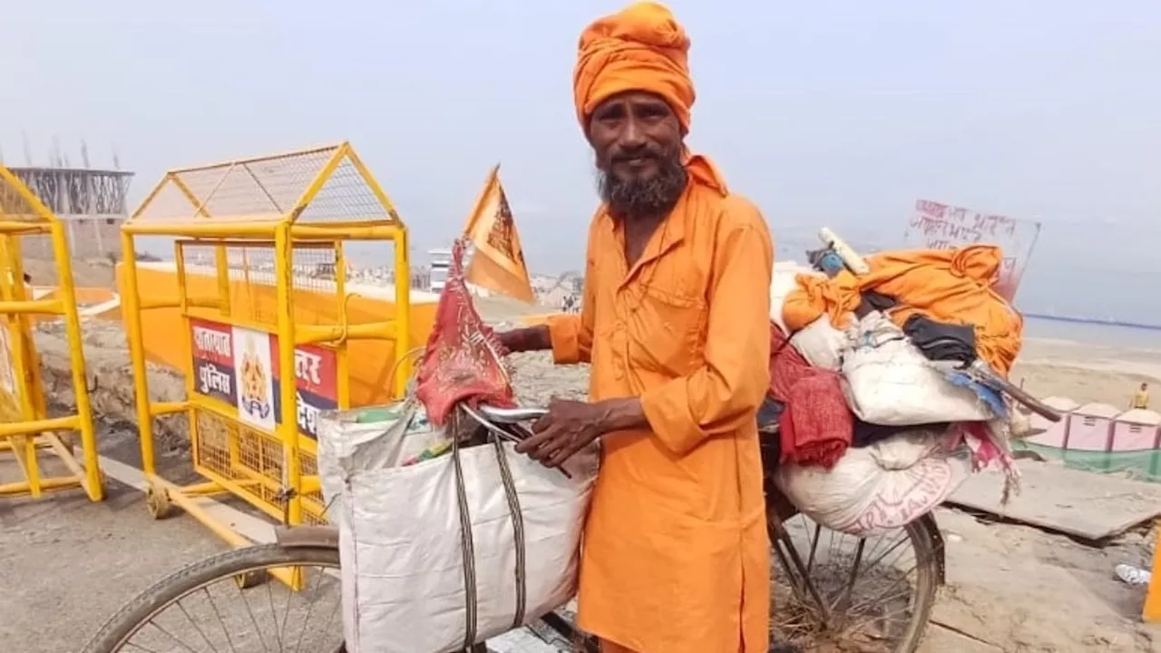 अपनों से दिल टूटा तो बैरागी बने 'हंसराज बाबा', साइकिल से कर रहे धार्मिक यात्रा, जाने पूरी कहानी