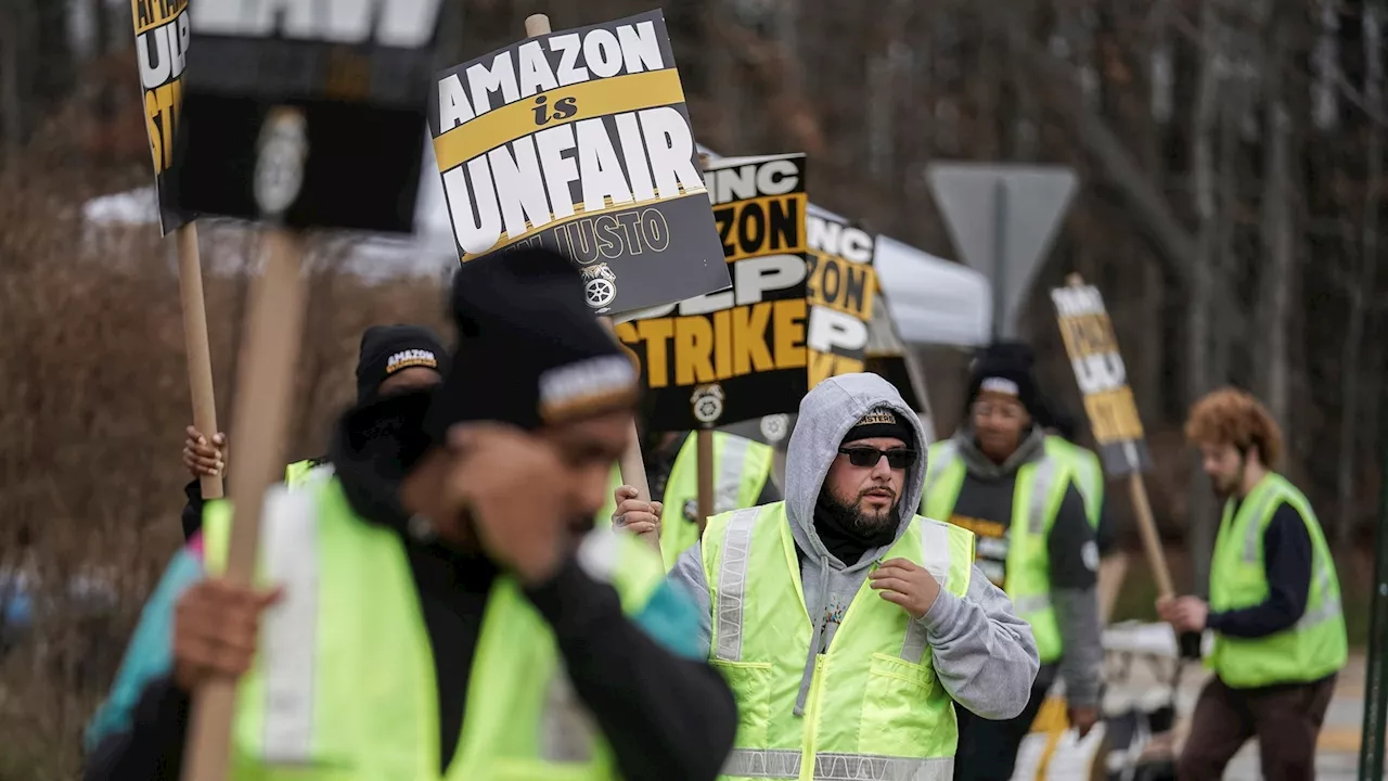 Why are Amazon and Starbucks workers striking over the holidays?