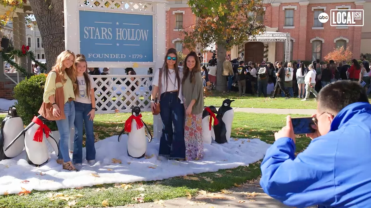 'Gilmore Girls' cast reunites for special holiday tour of Stars Hollow on the Warner Bros. Lot