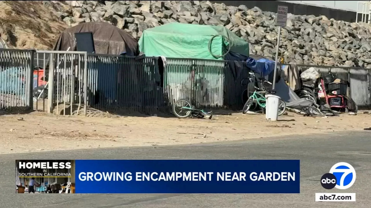 Local Long Beach community garden faces challenges amid growing homeless encampment