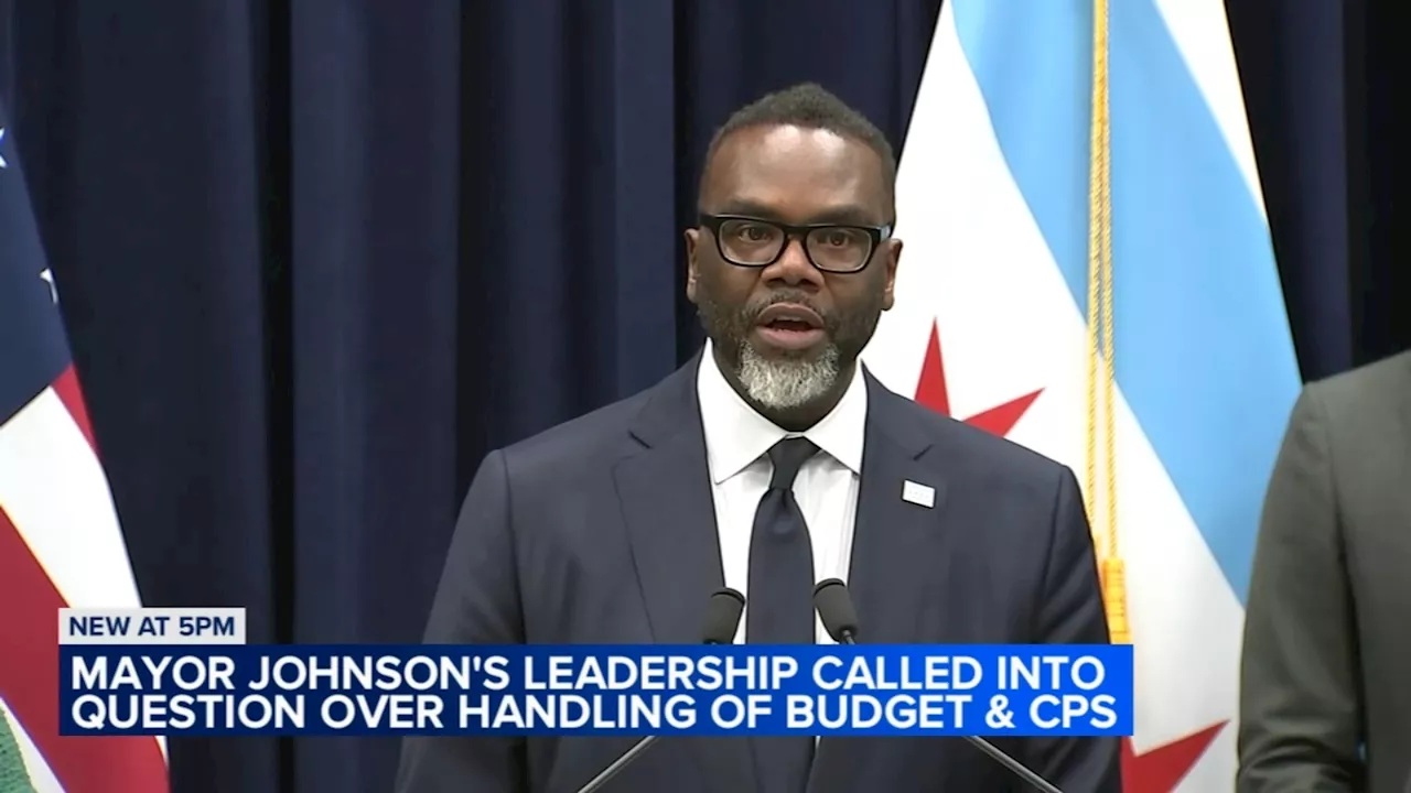 Chicago Mayor Johnson Criticized for Budget Handling and CPS CEO Drama