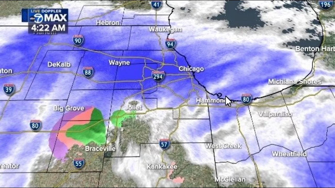 Chicago weather: Snow creating slick conditions for morning commute| LIVE RADAR