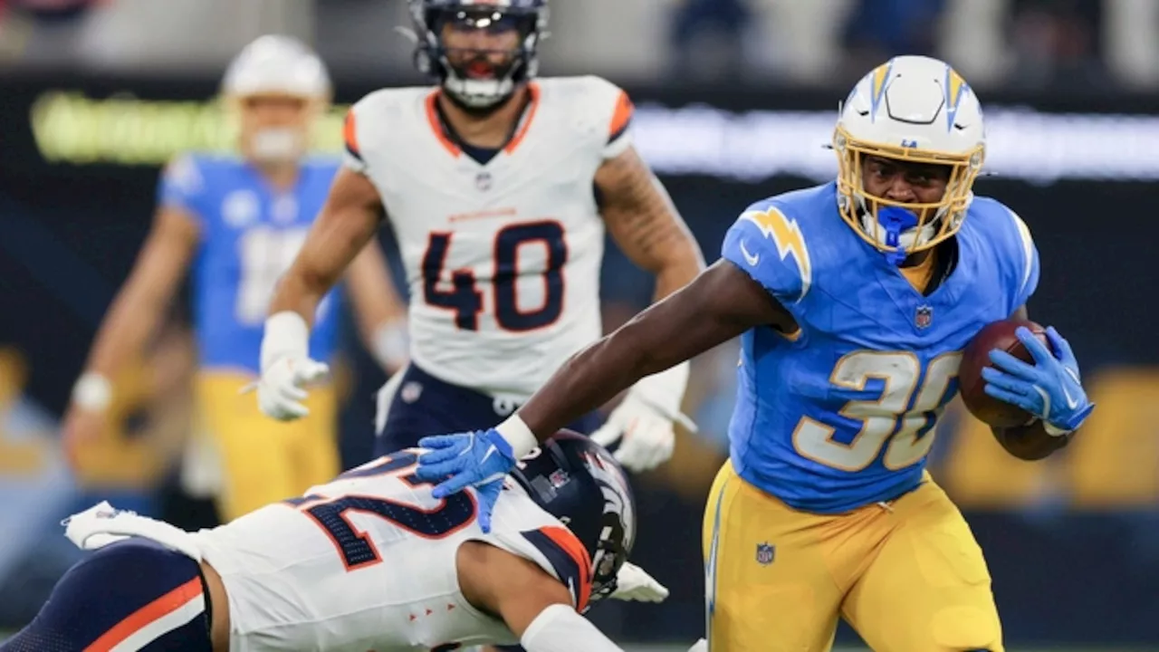 NFL Thursday night: Chargers derail Broncos’ playoff express in second half