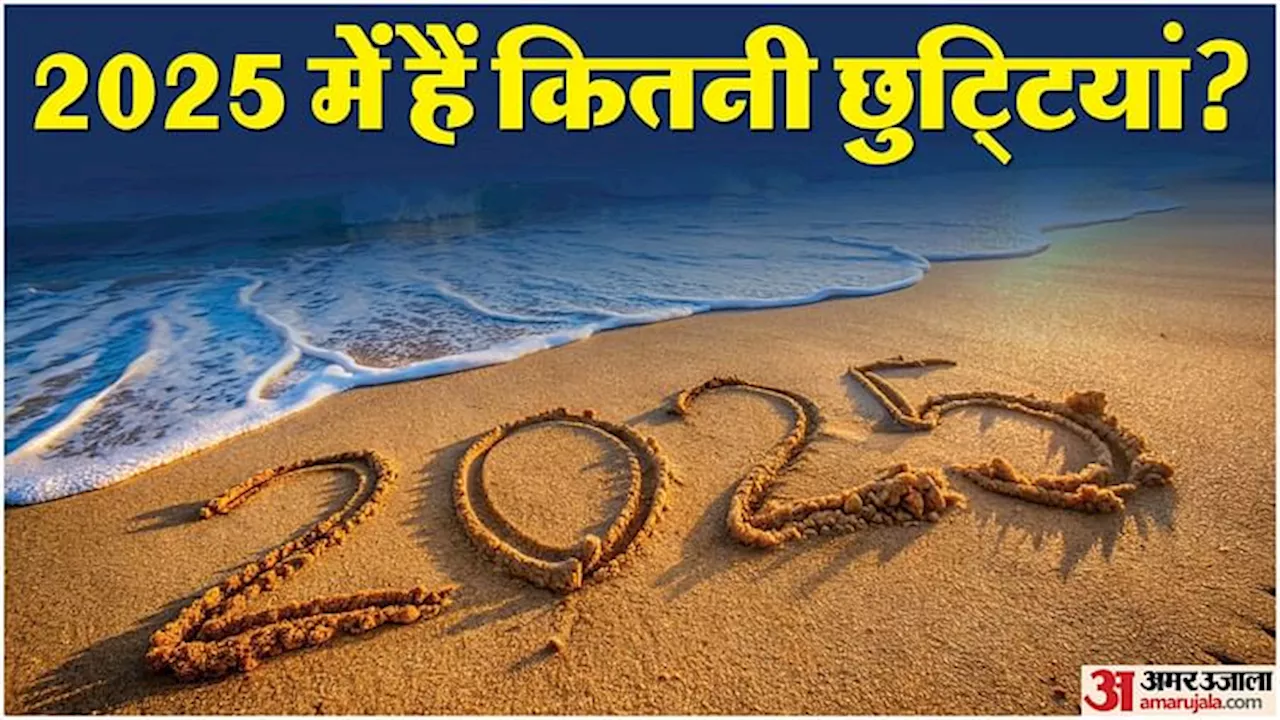 New Year 2025: साल 2025 में मिल रही हैं कितनी छुट्टियां और लॉन्ग वीकेंड? जनवरी से दिसंबर तक कब जाएं घूमने