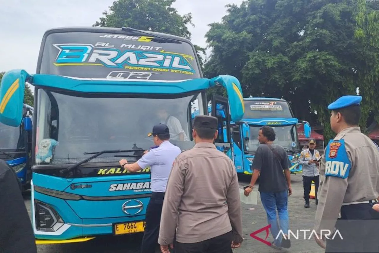 300 Bus AKAP Ditetapkan Laik Jalan untuk Nataru