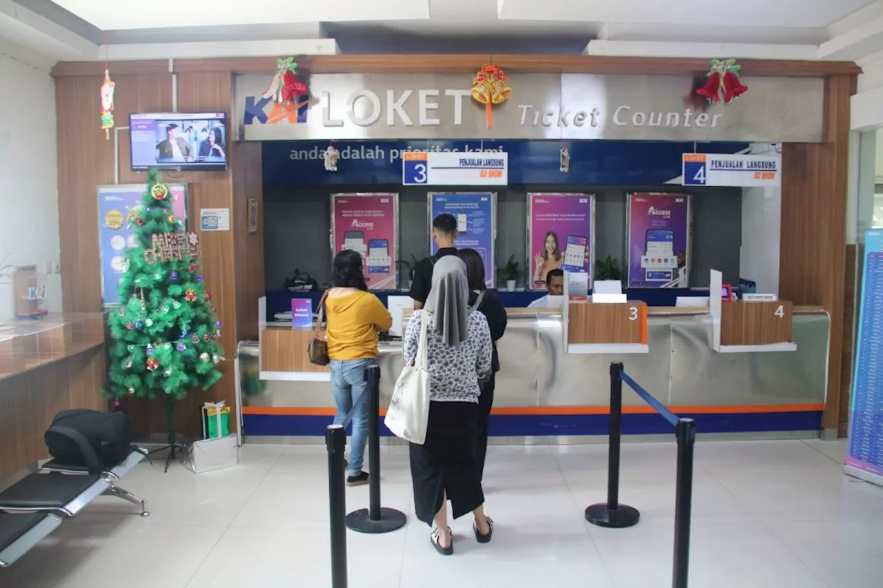 Daop 7 catat 51.483 tiket KA terjual untuk libur natal dan tahun baru